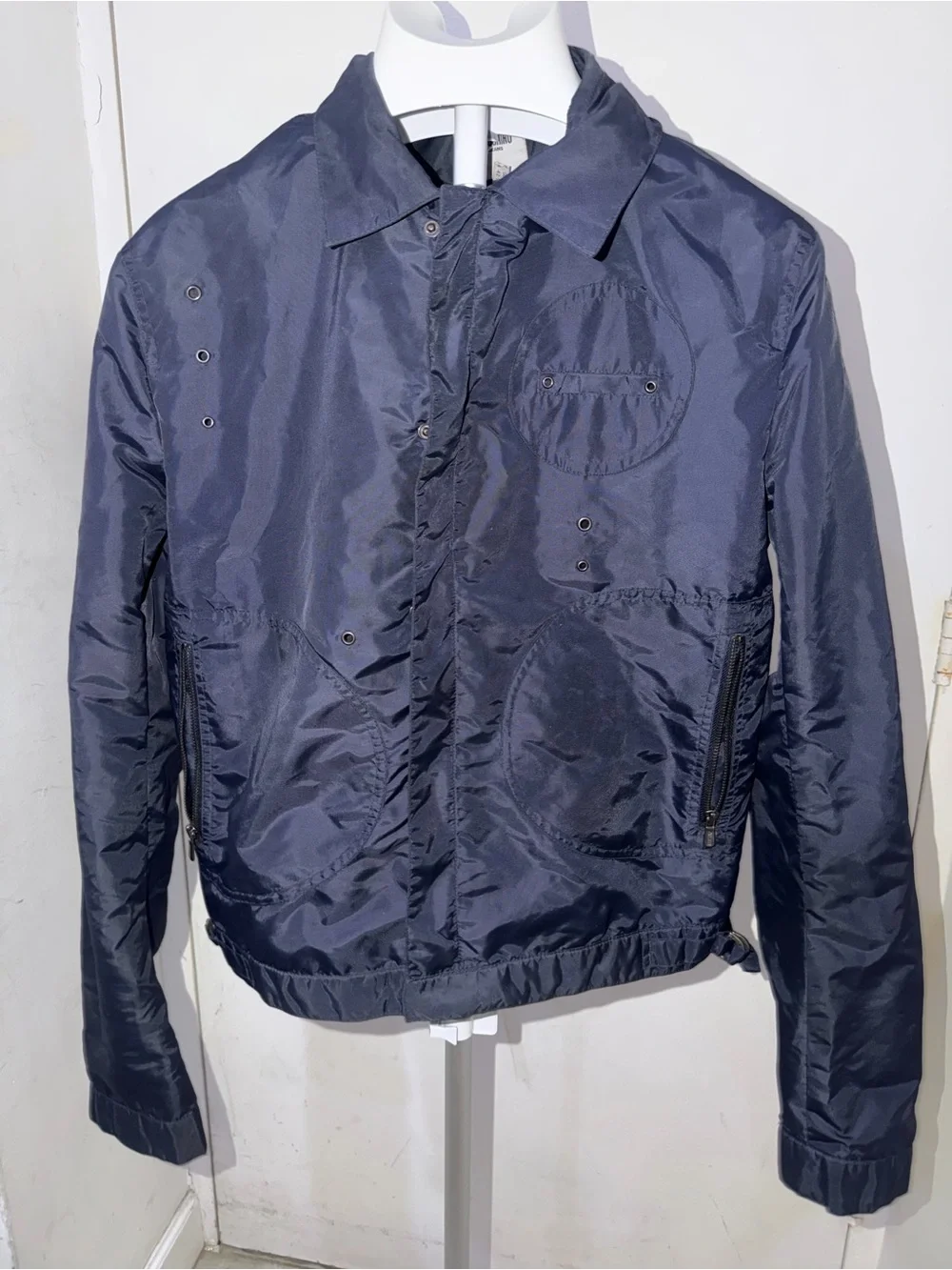 Moschino Navy Bomber Jacket